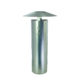 Chapéu Chinês Reto 080 mm Alumínio para Aquecedor a Gás Chapéu Chinês Reto 080 mm Alumínio para Aquecedor a Gás
