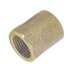 Conector de bronze 22 mm x 1/2" Fêmea Bolsa  Água Quente, Fria ou Gás