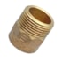 Conector de bronze 22 mm x 3/4" MB Água Quente, Fria ou Gás