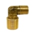 Joelho Gás Redução Latão 1/2" NPT Macho x 3/8" NPT Macho