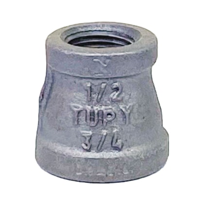 Luva Galvanizada 3/4" x 1/2" NPT: Durabilidade e Resistência