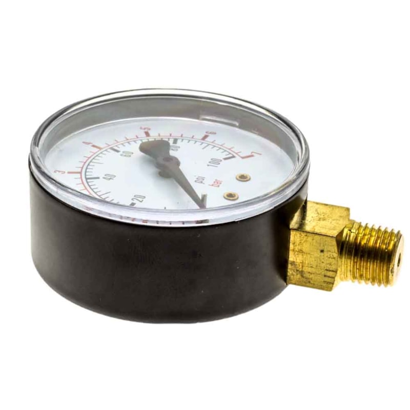 Manômetro de Gás 0/7kg 100 PSI 62 mm