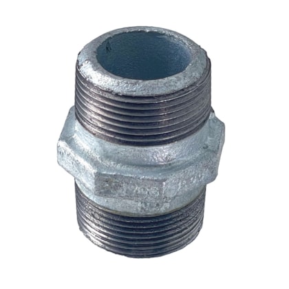 Niple Duplo Tupy Galvanizado 1.1/4" NPT 300 LBS Alta Pressão