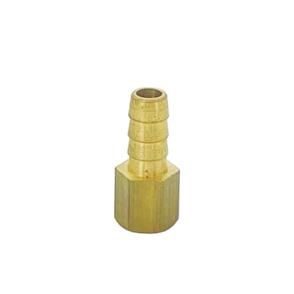 Niple para Mangueira Latão 1/8" NPT Fêmea x 5/16" BM-Bico de Mangueira