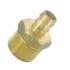 Niple para Mangueira Latão 3/4" NPT Macho x 1/2" BM