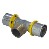 Tee Macho Amanco Gás DN 26 mm x 3/4" NPT Multicamada 