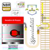 Tee Redução Amanco Gás 32 mm x 32 mm x 20 mm Multicamada