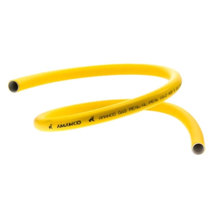 Tubo de Gás Multicamada Amanco Amarelo