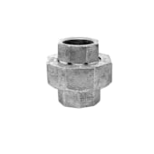 União de Gás Tupy 1" NPT Galvanizada 3 Pças Média Pressão 150 LBS