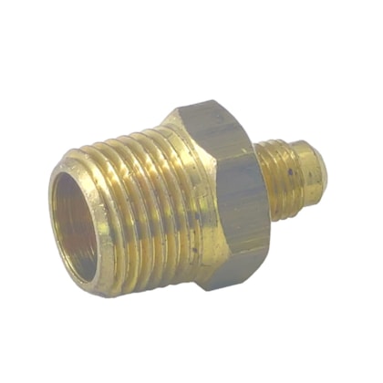 União de Redução Latão 1/2" NPT x 1/4" SAE Macho