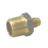 União de Redução Latão 1/2" NPT x 1/4" SAE Macho